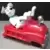 Dalmatian In a red fire engine