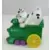 Happy Meal - 102 Dalamatians (2000) - Dalmatian On green train engine with yellow wheels