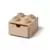 Rangements LEGO - Brique de rangement en bois 4 tenons – chêne clair