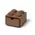Rangements LEGO - Brique de rangement en bois 4 tenons – chêne foncé