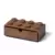 Brique de rangement en bois 8 tenons – chêne foncé