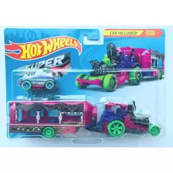 Hot Wheels Super Rigs Car-nival Steamer BDW51 FKW89