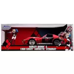 Hollywood Rides 1:24 Harley Quinn & 1969 Chevy Corvette Stingray