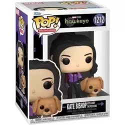 Hawkeye - Kate Bishop with Lucky the Pizza Dog