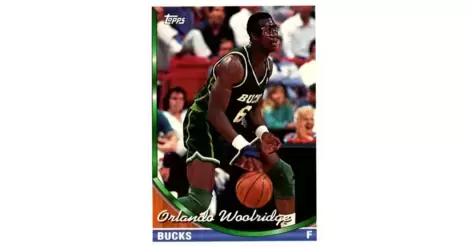 Orlando Woolridge Autographed 1991-92 Fleer Card #56 Denver Nuggets SK — RSA