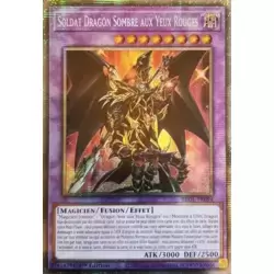 Soldat Dragon Sombre aux Yeux Rouges
