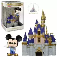 Disney - Cinderella Castle and Mickey Mouse