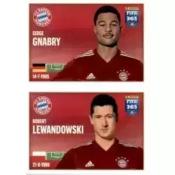 Serge Gnabry / Robert Lewandowski - FC Bayern München