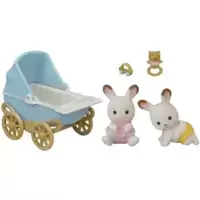 Pig Baby With Car - Sylvanian Families (Europe) 1483