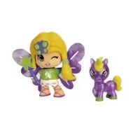 Blonde Fairy and Unicorn