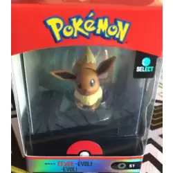 Pokemon Select Eevee, Flareon, Jolteon & Vaporeon Evolution Figure