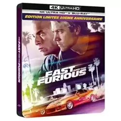 Fast and Furious [4K Ultra HD + Blu-Ray-Édition boîtier SteelBook 20ème Anniversaire]