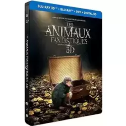 Les Animaux fantastiques - Edition limitée Steelbook - Blu-ray 3D [Combo Blu-ray 3D + Blu-ray + DVD