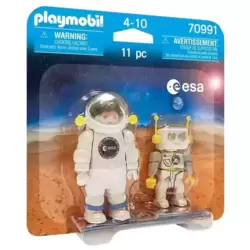 Duo Astronaut ESA & ROBert