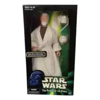 Obi-Wan Kenobi with glow in the dark lightsaber - 12''