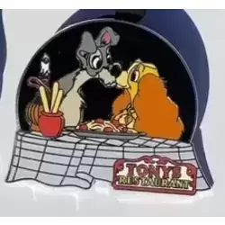 Distinctively Disney Dining Mystery Collection - Lady and the Tramp