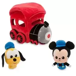 Mickey And Friends - Mickey And Pluto With Train
