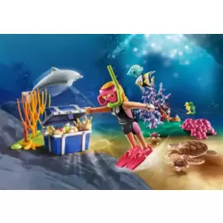 Set cadeau Plongeuse sous-marine