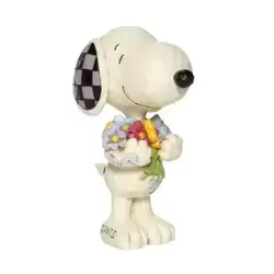 Mini Snoopy with Flowers