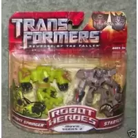 Autobot Springer & Starscream (Robot Heroes)