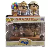 UP - Carl & Ellie with Balloon Cart