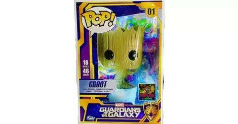 Guardians of the Galaxy - Dancing Groot 18 Flocked - figurine POP