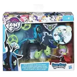 Queen Chrysalis Vs. Spike The Dragon