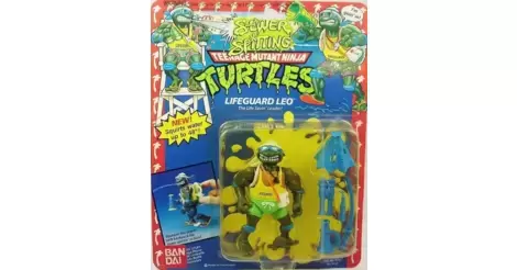 Leonardo samurai Les Tortues Ninja figurine Playmates toys 1990 