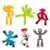 Stikbot - Stikbot Monsters Clear Colors Action Figure Set