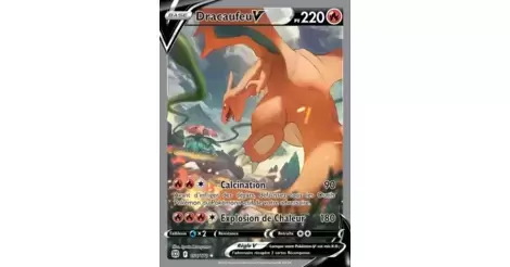 Carte Pokémon Dracaufeu V 154/172 de la série Stars Étincelantes