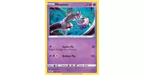 Carte Pokémon Mewtwo 056/172 de la série Stars Étincelantes en