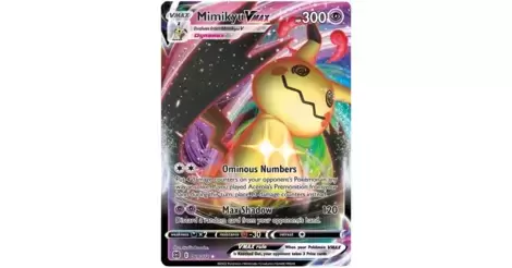Mimikyu V & Vmax 069/172 Estrelas brilhantes – Lote de cartas