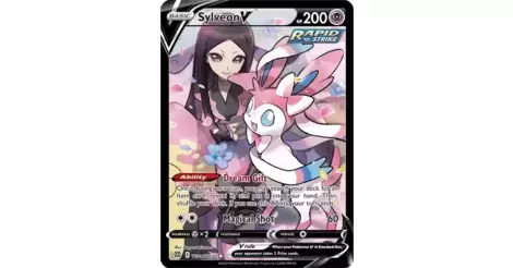 Pokmon TCG Sylveon V TG14/TG30 Brilliant Stars Holo NM/M 海外 即決-