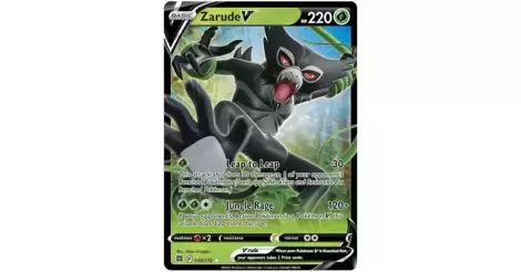 Zarude V - Brilliant Stars Pokémon card 016/172