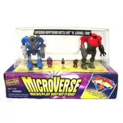 Microverse Kryptonian Battle Suit vs Lexoskel-5000