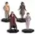 Doctor Who Eaglemoss - Lot de figurines du Cinquième Docteur, Nyssa, Tegan et Adric