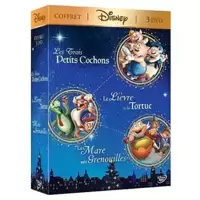 Les Les Trois Petits cochons + Le Lièvre et la Tortue + La Mare aux Grenouilles - Coffret Disney 3 DVD