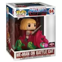 Masters of the Universe - He-Man & Battle Cat Flocked