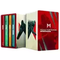Collection 4 Films Roi des Monstres Skull Island + Godzilla vs Kong [4K Ultra HD Édition boîtier SteelBook]