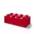 Rangements LEGO - Brique rouge de rangement LEGO® à tiroir 8 tenons