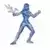 Black Widow [blue, Clear]