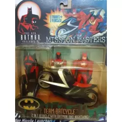 Team Batcycle: 2-in-1 vehicle + Batman + Nightwing