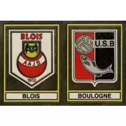 Ecusson A.A. Blois / U.S. Boulogne - Deuxieme Division (Groupe B)