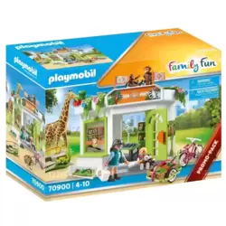 Zoo Vehicle with Trailer - Playmobil Animal Parc 4855
