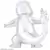 Pokémon Action Figures - Silver Charmander - 25th Anniversary