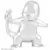 Pokémon Action Figures - Silver Charmander - 25th Anniversary