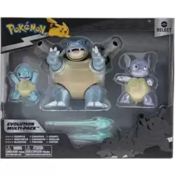 Pokémon Select - Squirtle, Wartortle & Blastoise