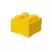 Brique de rangement 4 tenons – jaune