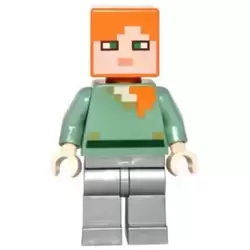 Alex - Flat Silver Legs