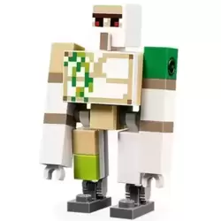 Iron Golem - Brick and Pin Arm Attachments, Dark Bluish Gray Feet